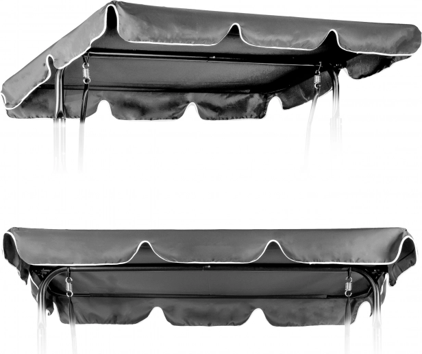 Nojume dārza šūpolēm 200 x 120 cm, ūdensnecaurlaidīgs pārsegs, pelēks ModernHome