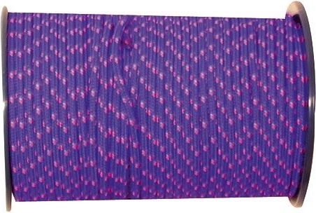 Polyester braided cord with core 5 mm, multicolor, 100 m