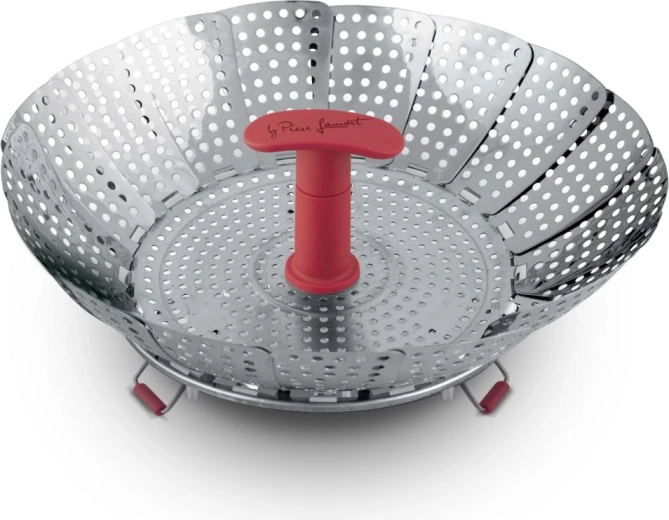 Lamart Vapor Folding Stainless Steel Steamer Basket 28 cm