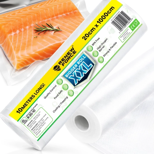 Embossed Vacuum Sealing Film RENEW FORCE 20 cm x 10 m
