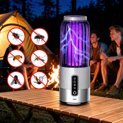 Piekarināma elektriskā lampa kukaiņu iznīcināšanai ar taimeri - 1 gab.