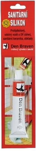 White sanitary silicone sealant 23 ml