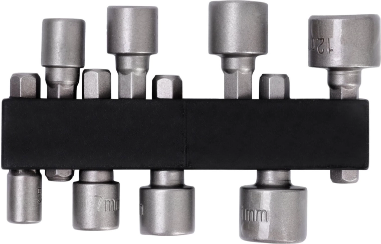 1/4" Adapter Set 5–12 mm (8 pcs)
