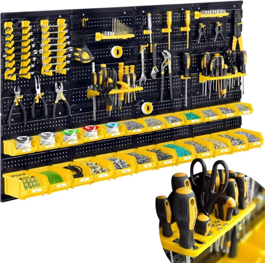 Humberg darbnīcas sienas instrumentu panelis 128 × 76 cm