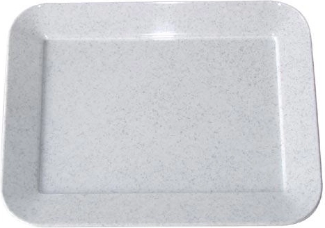 Plastmasas servēšanas paplāte 17 × 13 cm, marmora