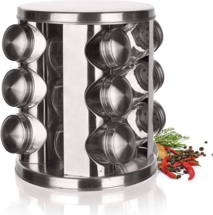 BANQUET Akcent Rotating Spice Rack 12 pcs 85 ml