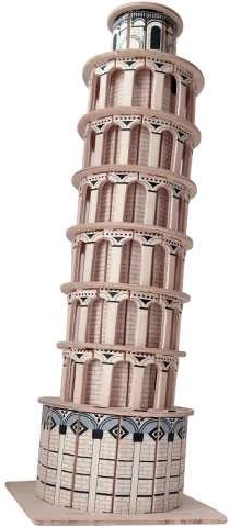 Woodcraft koka 3D puzle Slīpais tornis