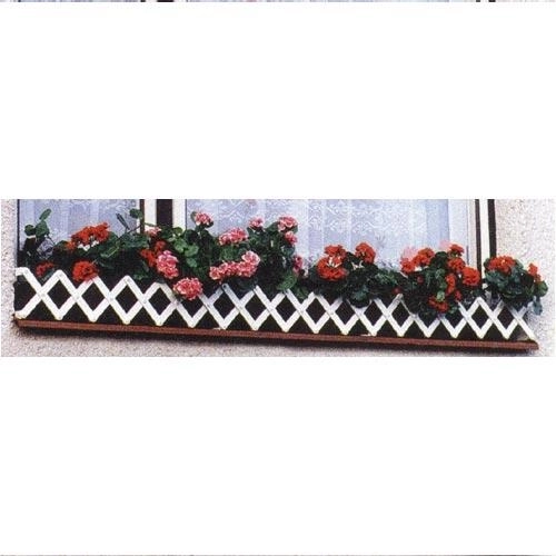 Loga puķu turētājs 70–80 cm balts