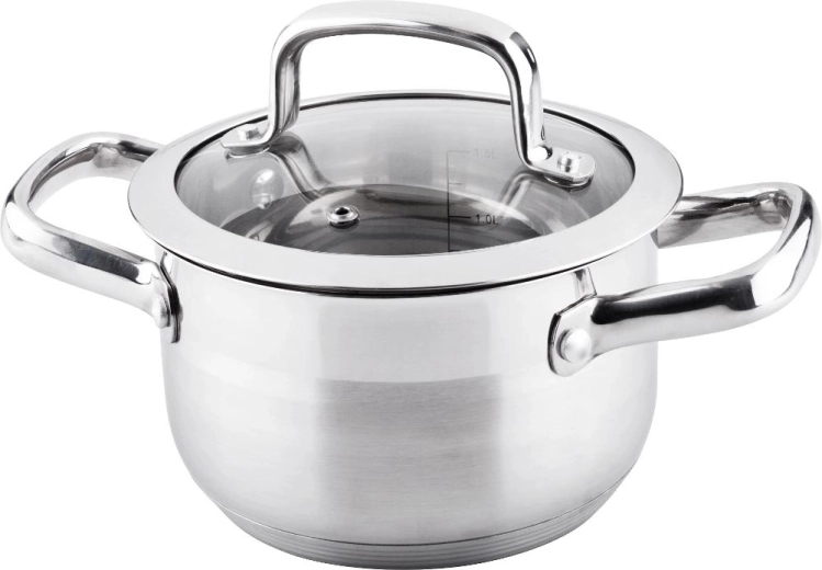Lamart Prestige saucepan with glass lid, 1.8 l