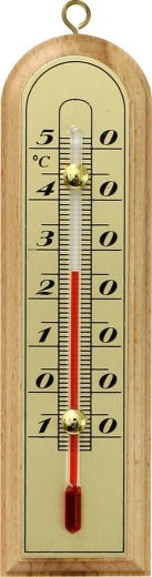 Indoor wooden thermometer 43 × 150 mm