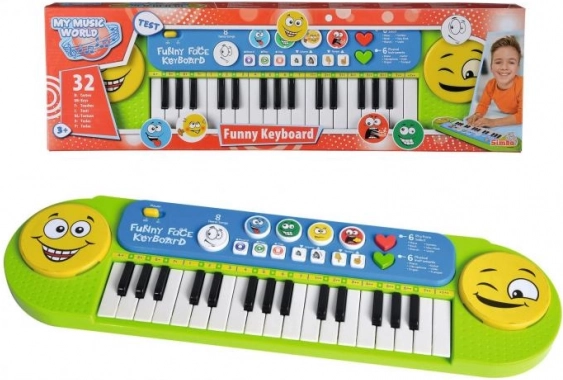 Jautrs bērnu taustiņinstruments ar 32 taustiņiem