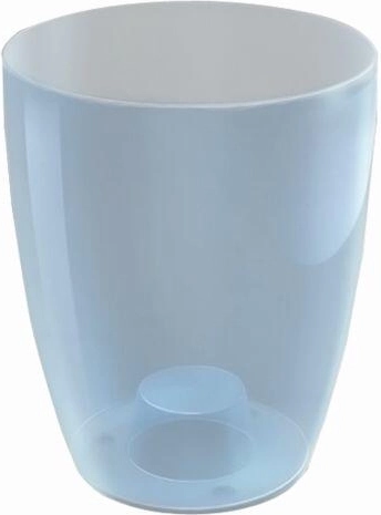 Plastmasas pods orhidejām COUBI 13 × 16 cm, 1,4 l, caurspīdīgs
