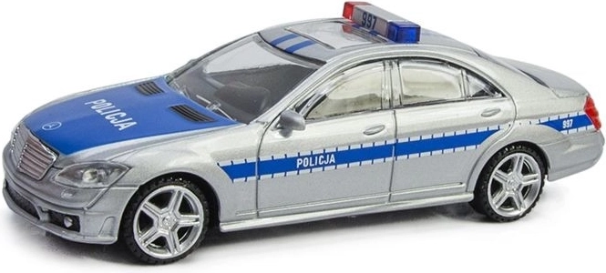 Rastar Mercedes S 63 AMG policijas automašīnas modelis 1:43 - 1 gab.