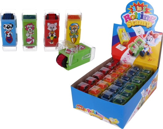 Zīmogs 2 vienā bērniem – zīmogs un rullītis ar dzīvniekiem