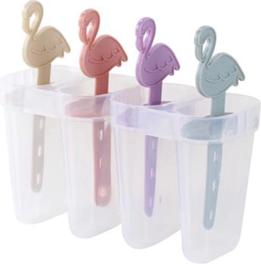 Plastmasas saldējuma formiņa TORO “flamingo”, 4 gab.