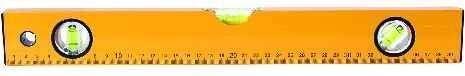 Spirit Level 800 mm with 3 Vials, Yellow