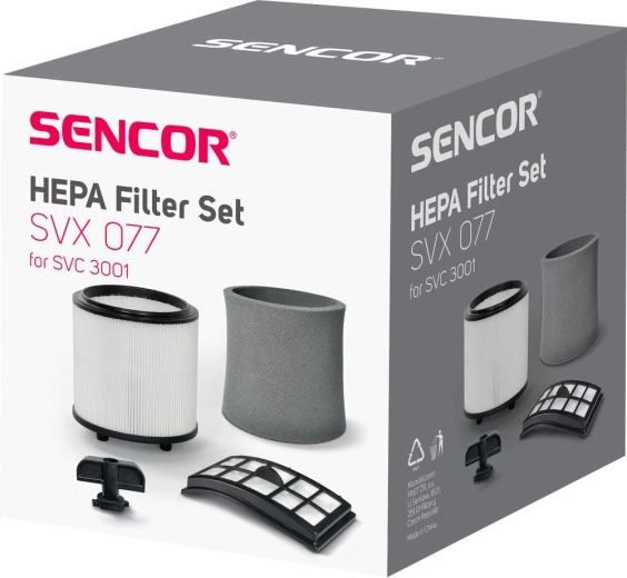 Sencor rezerves filtru komplekts putekļsūcējam SVC 3001