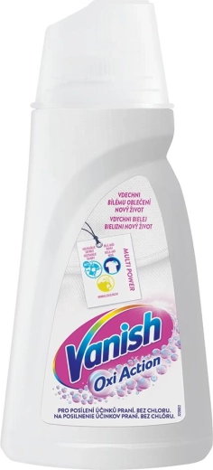Vanish Oxi Action šķidrais traipu tīrītājs baltai veļai 1 l