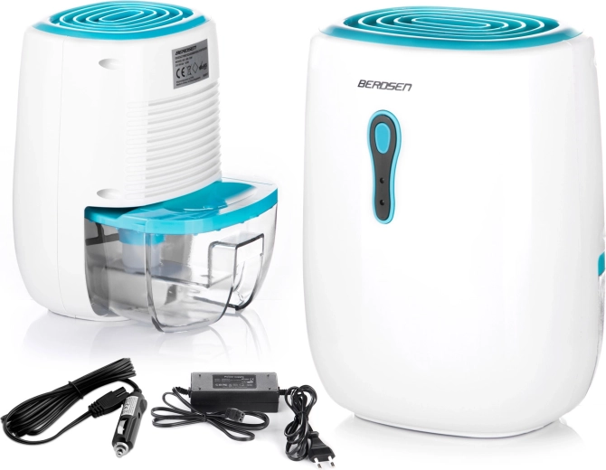 Berdsen BR-70W electric dehumidifier with 12 V car adapter