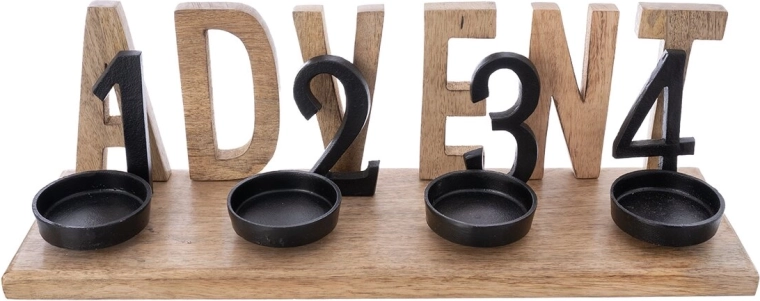 Advent Candle Holder Mango
