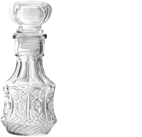 Stikla karafe 250 ml ar aizbāzni