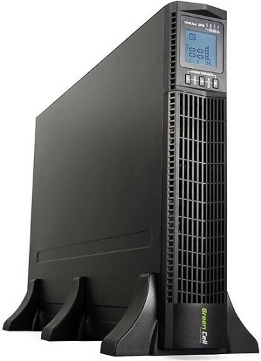GREEN CELL RTII 3000 VA UPS with LCD (Online, rackmount)