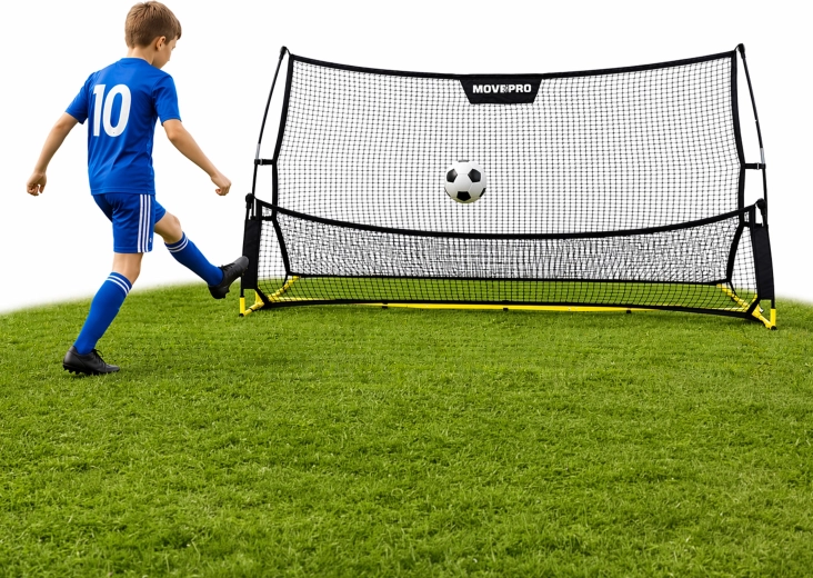 MovEpro divpusējs futbola rebounderis 223 × 118 cm