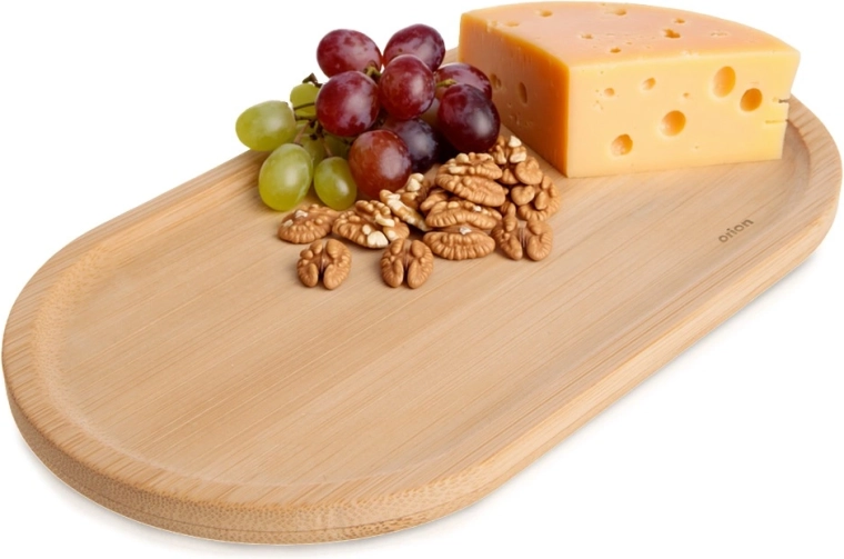 Bamboo Oval Serving Plate 19 × 10.5 cm