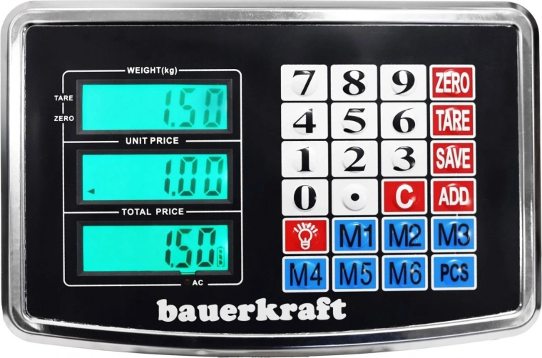 Spilgts LCD displejs un intuitīva vadība