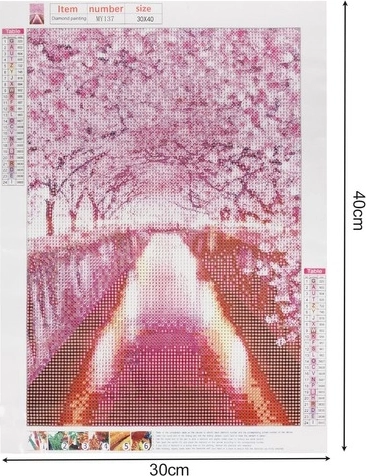 Romantisks sakuru motīvs 30 × 40 cm formātā