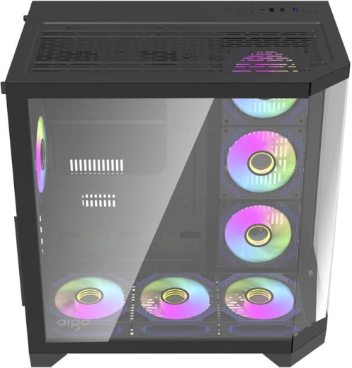 Seven pre‑installed ARGB fans