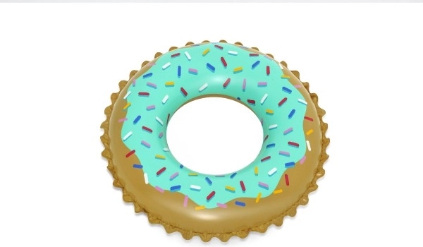 Stilīgs donuts, kas piesaista uzmanību