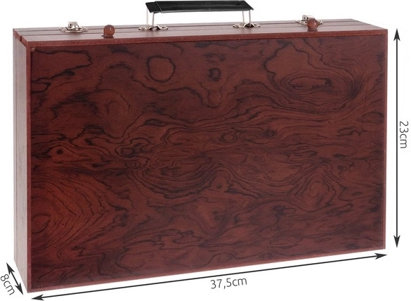 Elegants un izturīgs koka kofers