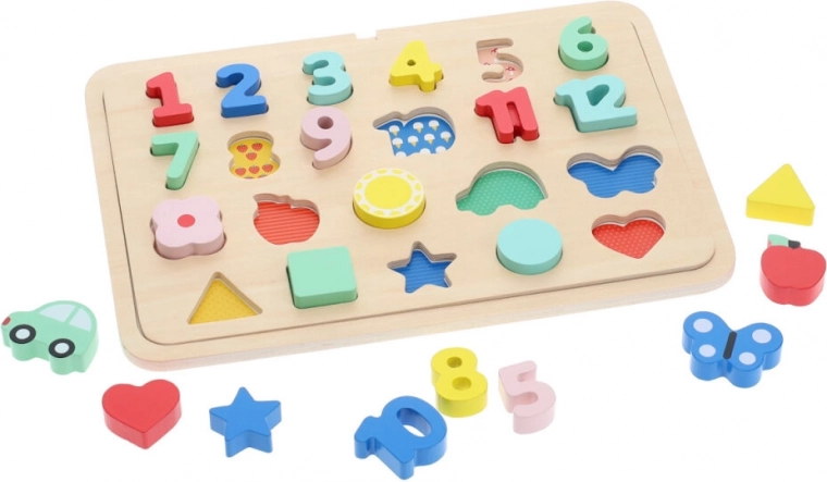 Colorful numbers and shapes