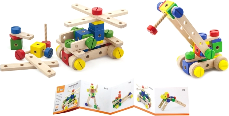 53 krāsainas detaļas bezgalīgām kombinācijām