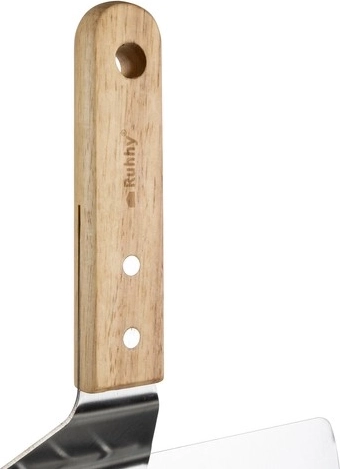 Drošs satvēriens pateicoties koka rokturim