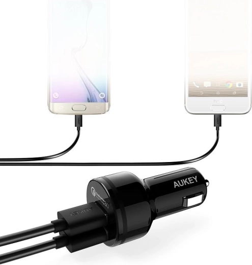 Divkārša USB jauda 36 W