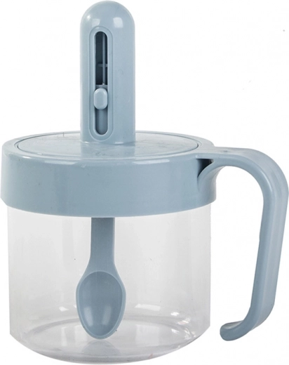 Integrēta karotīte ar bīdāmu dozēšanu