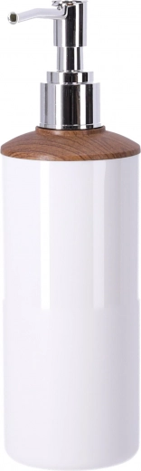 Ziepju dozators ar elegantām koka detaļām