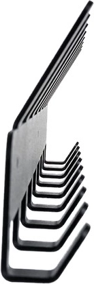 Izturīgs tērauds ar pulverkrāsotu pārklājumu