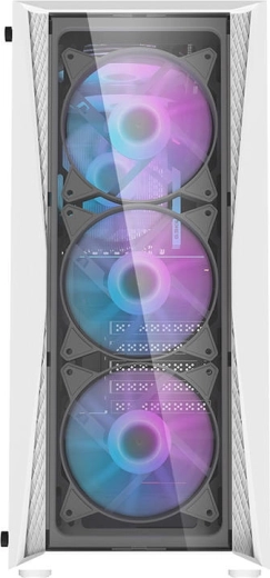 Rūdīts stikls un tīrs balts dizains