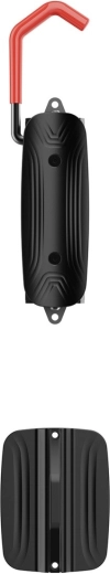 Durable steel and rubber hook