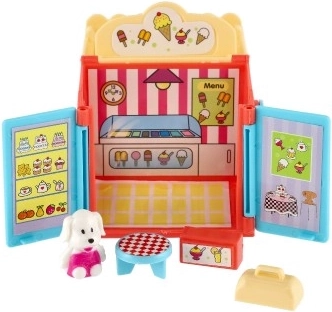 Saldējuma kafejnīca pilna saldas fantāzijas