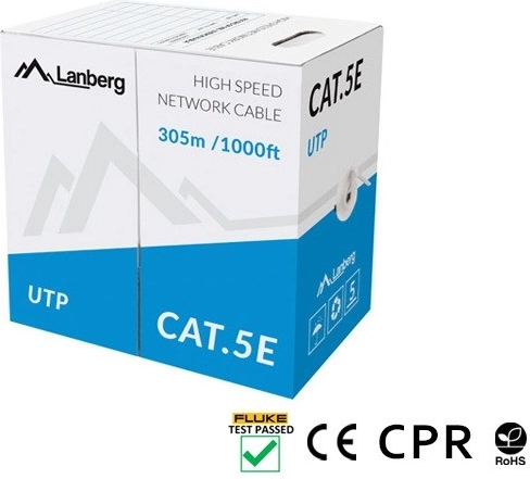 Cietais vads AWG 24 pastāvīgām instalācijām