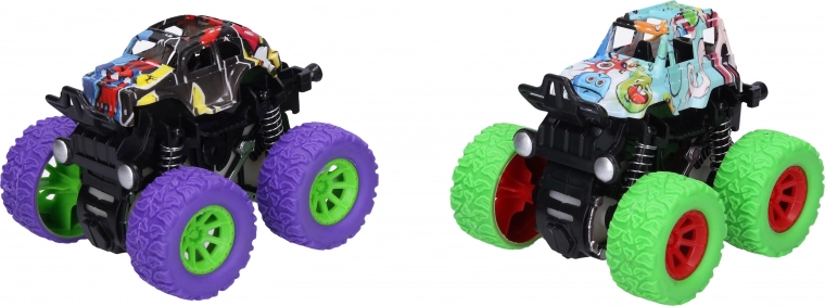 Large off-road wheels and high chassis