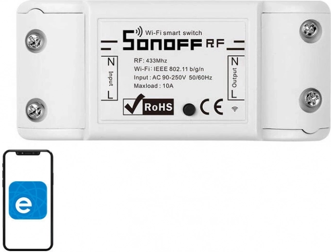 Easy control via Wi-Fi and RF