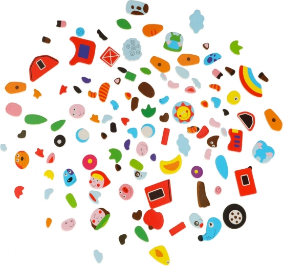 Daudz magnētisko detaļu