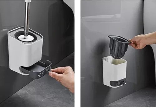 Wall-mounted holder without drilling