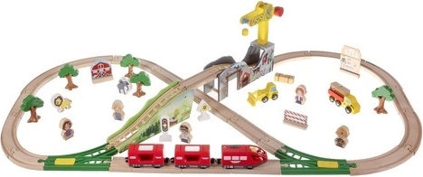 Liels komplekts ar 57 detaļām bezgalīgai būvēšanai