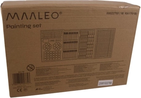 144 daļu komplekts zīmēšanai un gleznošanai